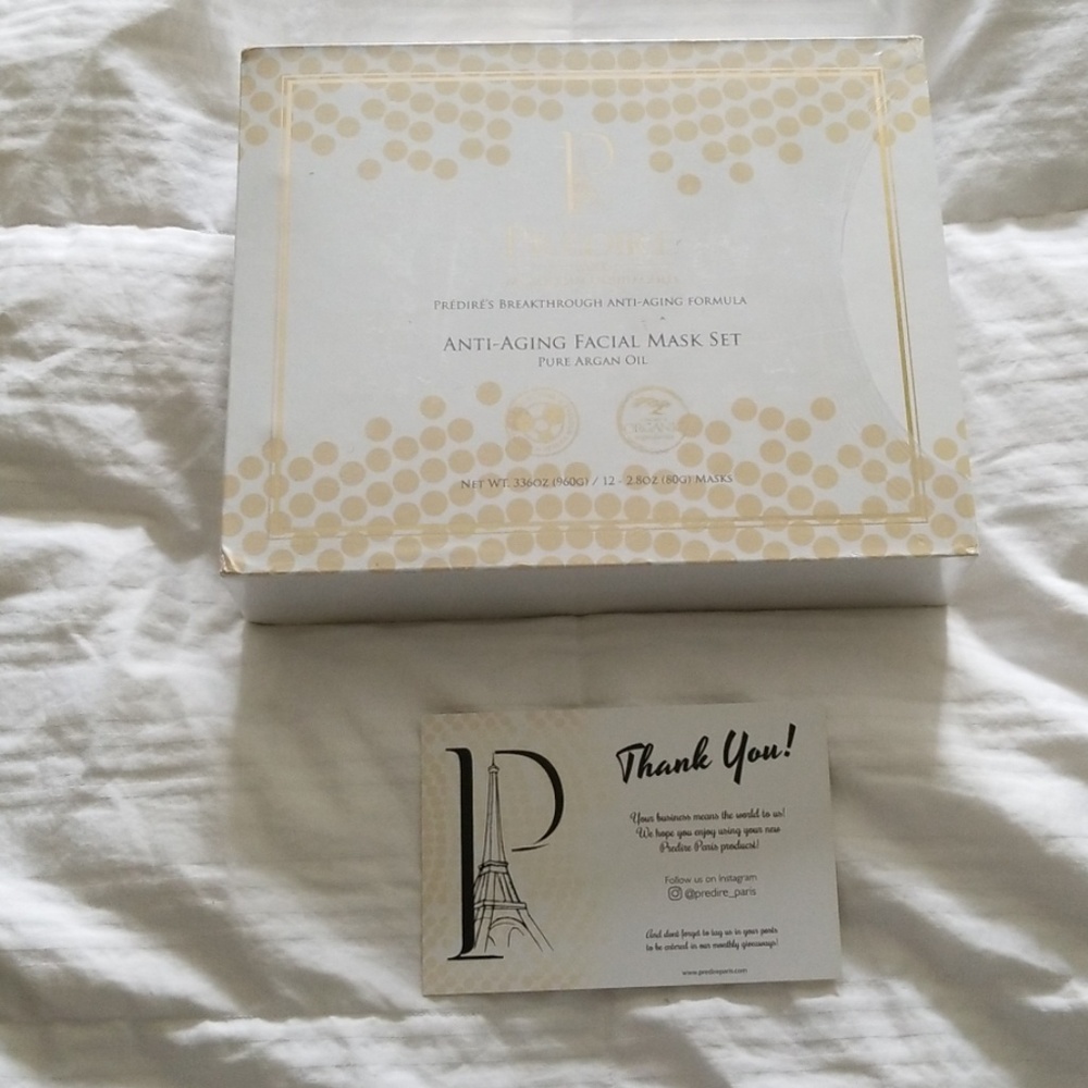 PREDIRE PARIS MORROCAN LIQUID GOLD MASK SET